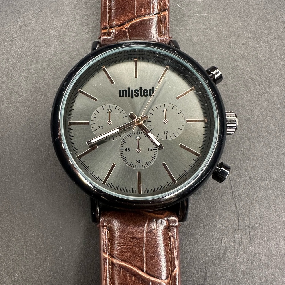 Kenneth Cole UNLISTED UL50486001 Men’s Synthetic Leather Fashion Working Watch